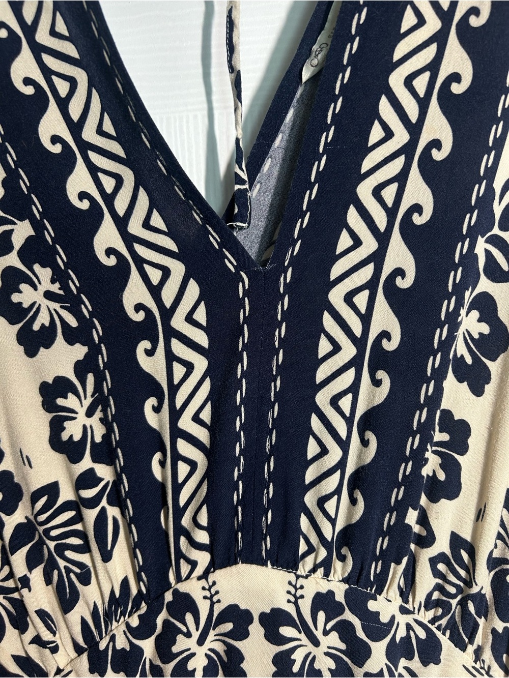 Cato Blue Floral Maxi Kimono Dress 18/20 - Picture 3 of 8